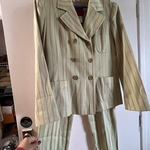 Kenzo Pastel Striped suit Blazer with pants